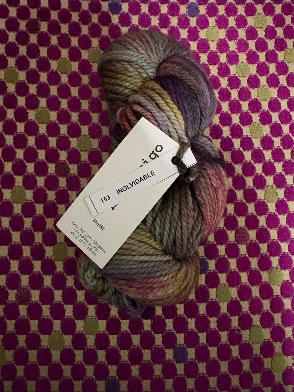 Malabrigo Chunky Yarn in 153 Inolvidable Colorway